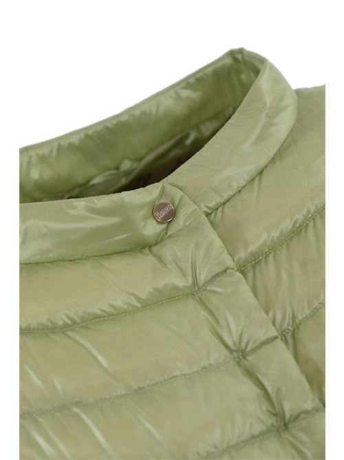 Piumino cappa in nylon ultralight verde Herno | PI001650D 12017Z7109